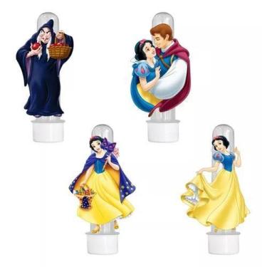 Imagem de 20 Tubetes 3d Personalizado Lembrancinha Branca de Neve - Barbara Util