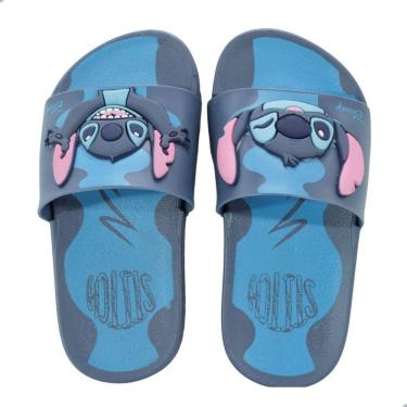 Imagem de Chinelo Slide Infantil Grendene Kids Disney Mania Azul