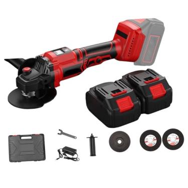 Imagem de IEUDNS Esmerilhadeira Angular Sem Fio, Ferramenta Elétrica, Plugue UE, Ajuste de 3 Velocidades, Cabo Auxiliar Portátil Eficiente para Corte