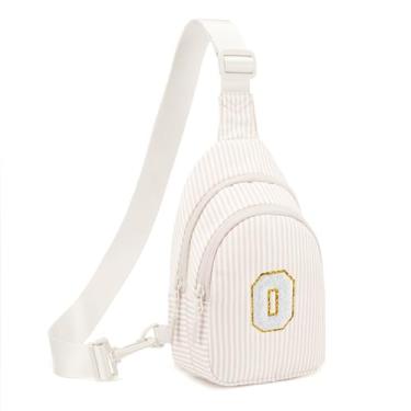 Imagem de Viverte Presentes para meninas de 8, 9, 10, 11, 12 anos, bolsas transversais, pochete para meninas adolescentes, presentes personalizados para mulheres, Bege