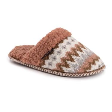 Imagem de MUK LUKS Pantufas femininas Frida Scuff, Canyon Rose, Small