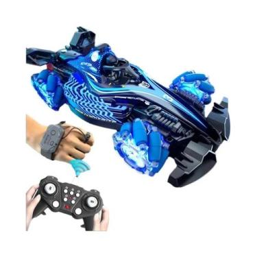Imagem de Carro de Corrida RC JJRC Q186 - Dublê com Spray de Luz e Controle de G