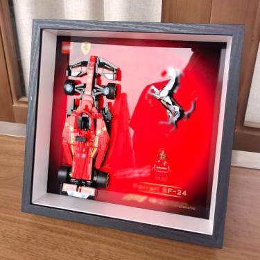 Imagem de JKZUZU Display Photo Frame for Lego Speed 77242 Ferrari SF-24 F1,Home or Office Decorative Wall Panels,Adult Collectibles Wall Mount(No Car Included)