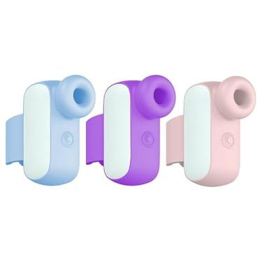 Imagem de Sugador de Clitóris Dedeira 10 Modos de Pulsação 6,5cm Ergonômico Recarregável em Silicone