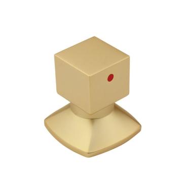 Imagem de Acabamento Para Registro C46 Água Quente/Fria Ducon Metais Ouro Fosco