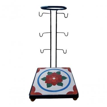 Imagem de Suporte Coador Café Mancebo Filtro Ferro E Ladrilho Rústico Ladrilho F1