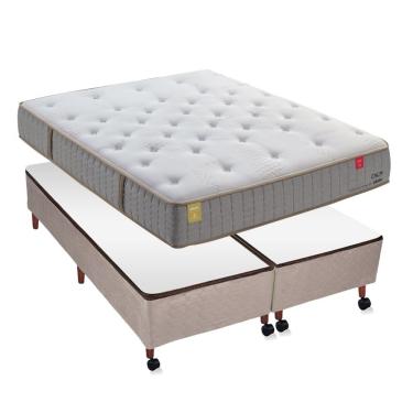 Imagem de Conjunto Pikolin Calm Box Castor Bege Queen Size 158x198x70cm