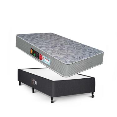 Imagem de Conjunto Castor Espuma D33 Sleep Max Solteiro Americano 96x203x65cm