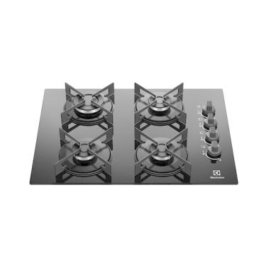 Imagem de Cooktop 4 Bocas A Gás Electrolux Mesa De Vidro Efficient Grad