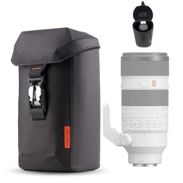 Imagem de PGYTECH Bolsa Para Lentes De Câmera, Estojo Com Fivela Magnética Protetora Resistente À Água Câmera Dslr, Grossa Sony, Nikon, Canon Tamanho G