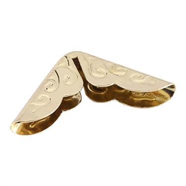 Imagem de Protetores de Canto de Livro Vintage Akozon, Pacote de 100, Resistente Protege álbuns, Diários e álbuns de Recortes, Acabamento Em Bronze