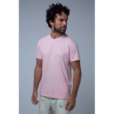 Imagem de Camiseta Básica Colors - Alfaiataria São Paulo, Rosa, M