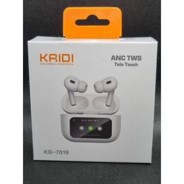 Imagem de Fone Bluetooth Sem Fio Tws Visor Tela Touch Kaidi Kd-7019