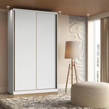 Imagem de Guarda Roupa Solteiro 2 Portas de Correr Mdf 138cm - Belmax