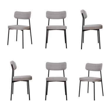 Imagem de Kit com 6 Cadeiras para Sala de Jantar Mona Yescasa