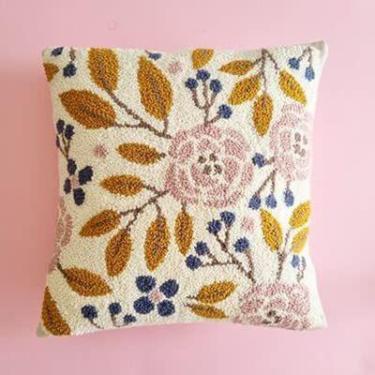 Imagem de Kits de gancho, travesseiro, planta, folhas de flores, bordado DIY - M