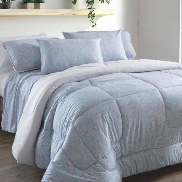 Imagem de Edredom Malha Sofee Fio Penteado 100% Algodão Casal - Kacyumara - Vick