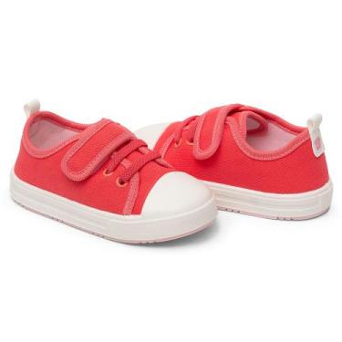 Imagem de Tênis Anatômico Infantil Pimpolho, Vermelho, com tiras autocolantes e 