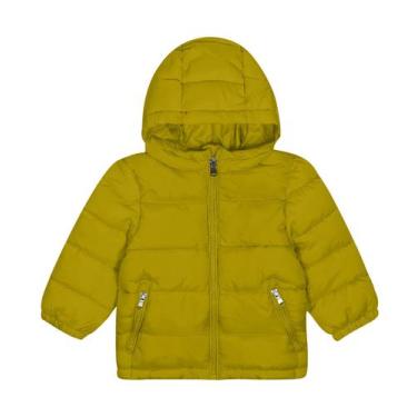 Imagem de Jaqueta Puffer Infantil com Capuz Trick Nick Verde - Trick Nick Baby, 