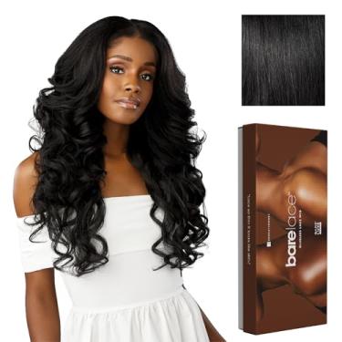 Imagem de Sensationnel Bare lace 13x6 wigs - unit 15 glueless synthetic with 180 degree preplucked hairline non lifting 2040 larger grid thinner lace - Barelace unit 15 (1 JETBLACK)