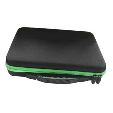 Imagem de TTETTZ Bolsa de armazenamento para bolas de ioiô, estojo de transporte para vários ioiôs, 12 furos, multifuncional com alça, bolsa protetora compacta de EVA, Verde