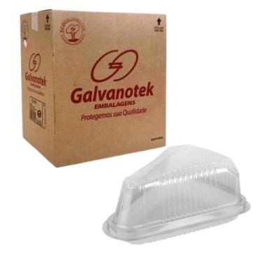 Imagem de Embalagem pet g-630 fatia bolo caixa c/300 - Galvanotek