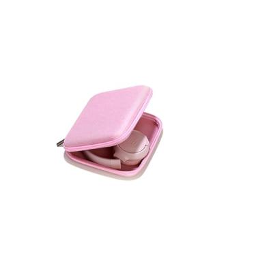 Imagem de Ginsco Capa ultrafina compatível com fones de ouvido Bluetooth JBL Tune 510BT, com JBL Tune 520BT/670NC Live 460NC, fones de ouvido sem fio, capa de fone de ouvido para transporte de viagem (rosa