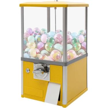 Imagem de Máquinas De Venda Automática Para Negócios, Máquina Comercial De Chicletes De Doces, Máquina De Venda Automática De Cápsulas Com Fechaduras Para Brinquedos De Cápsula, Yellow