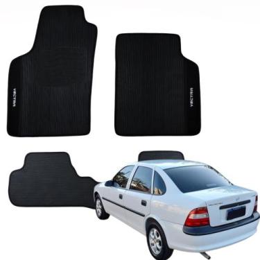 Imagem de Jogo 3 Peças Tapete de Borracha Personalizado Bordado Chevrolet Vectra