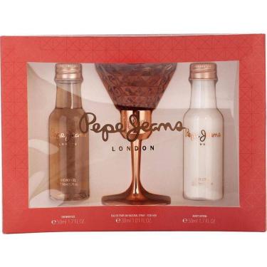Imagem de Perfume Feminino Pepe Jeans London Edp Spray 30ml &loção Corporal 50 Gel Banho