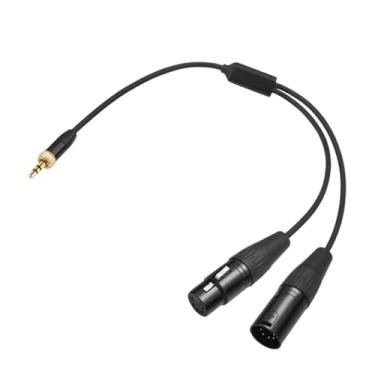 Imagem de Esquirla Cabo de luz de estágio TRS de 3,5 mm para cabos femininos de 5 pinos para estéreo Jack Audio 3,5 mm masculino para fêmea masculina