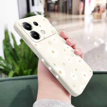 Imagem de Capa de silicone Tender Daisy para Xiaomi Poco X7 X6 F6 M6 M5 M5S F5 X5 F4 X4 M4 F3 M3 X3 Pro 4G 5G GT, branca, para Poco M3 Pro 5G