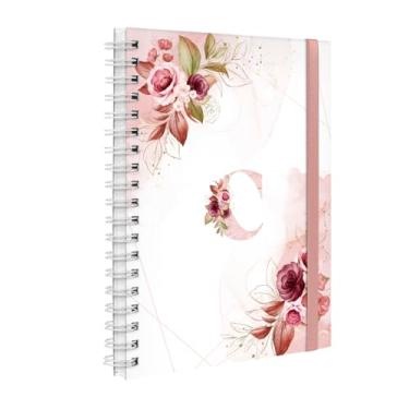 Imagem de Agenda 2026 Planner Semanal Plus Floral Branco E Rosa Letra C