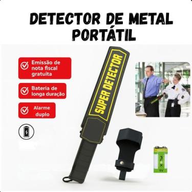 Imagem de Detector Manual Vibração Profissional Alta Precisão Scanner Portátil M