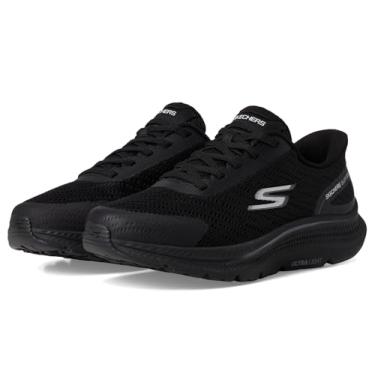 Imagem de Skechers Tênis masculino Hands Free Slip-ins Go Run Consistent 2.0-Worldview, Preto, 8 X-Wide