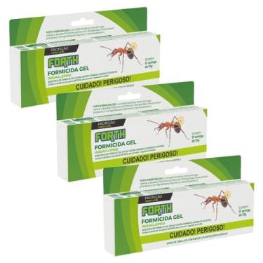Imagem de Kit 3 Forth em Gel Contra Formigas - 10g