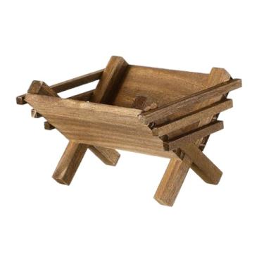 Imagem de oshhni Enfeite de Manjedoura do Menino Jesus, Acessórios para Presépio de Jesus, Novidade, Decoração Colecionável, Presépio para Prateleira, Sala de Estar