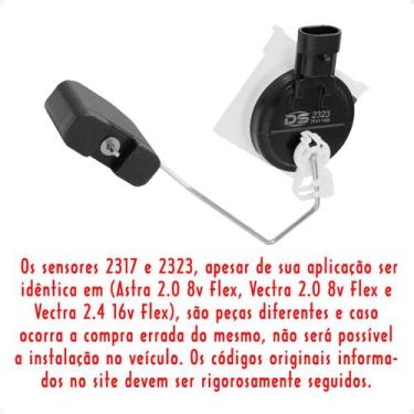 Imagem de Bóia Combustível ZAFIRA 2001/2005 - 97784 - 2323 - Chevrolet