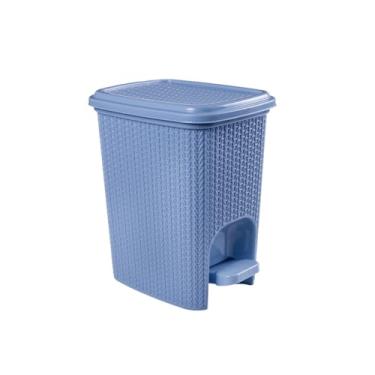 Imagem de Lixeira de Bebê Infantil Trama Plasútil 7 Litros (Azul)