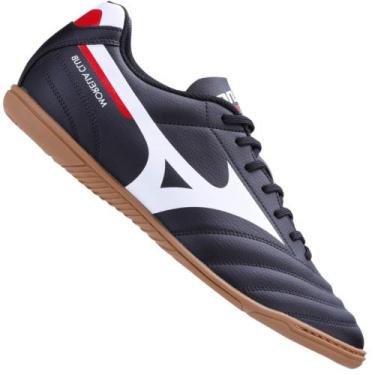 Imagem de Chuteira Futsal Mizuno Morelia Club In, Preto, 39