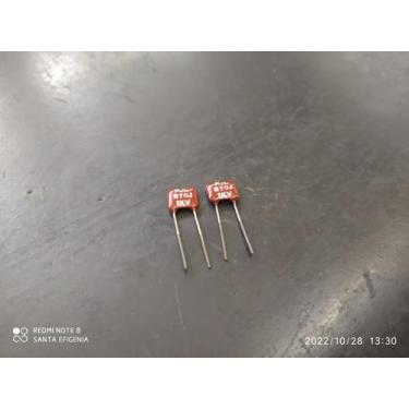 Imagem de 1x Capacitor Mica Prata 270pf/1kv 5% Cm1 Icl