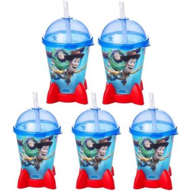 Imagem de 5 Copos de Foguete Toy Story Woody Buzz Infantil para Sacola Surpresa 