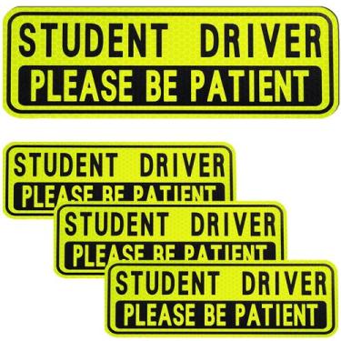 Imagem de Conjunto magnético Student Driver BFXM Please Be Patient x4