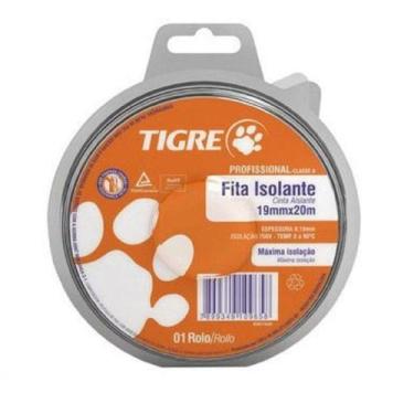 Imagem de Fita Isolante Profissional Tigre - 19mm - 20.m