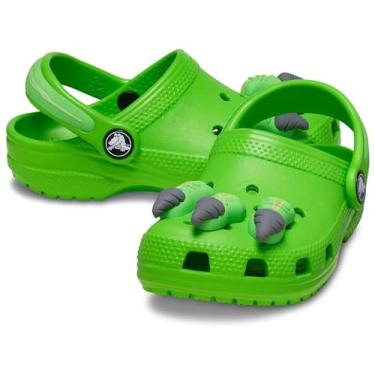 Imagem de Crocs Tamancos clássicos I AM (infantil) geleca verde/dinossauro 6 infantil M