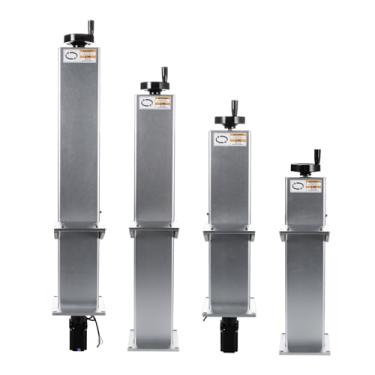 Imagem de Cloudray Mesa de elevação manual de fibra a laser Z eixo para máquina de marcação (elevação manual de 500 mm)