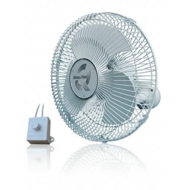 Imagem de Ventilador de Parede 30cm Oscilante Branco Comercial Q300P Qualitas 110v 220v Bivolt