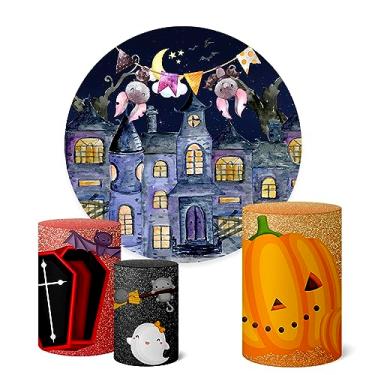 Imagem de Trio Capas Cilindro e Painel Festa 1,50m Halloween (K1HAL0009)