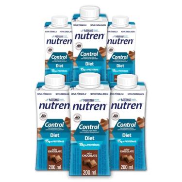 Imagem de Nutren Control 200ml Sabor Chocolate kit com 6 unidades