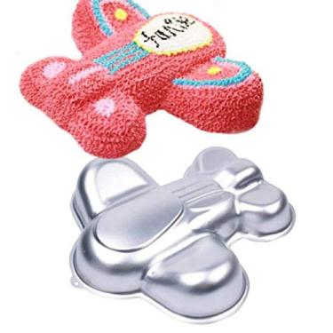 Imagem de Molde de bolo 3D de alumínio para aeronaves de 30,5 cm, forma de assar, placa de bolo de lata - aeronave